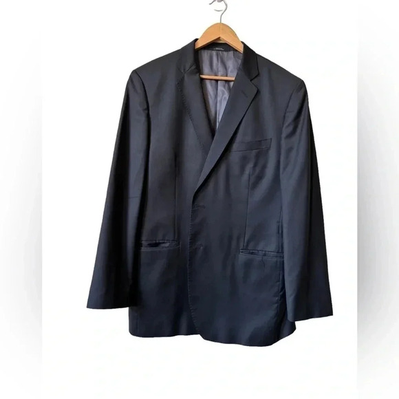 Ermenegildo Zegna Single Breasted Two Button Sports Coat Blazer Slim Fit 44RWool - Picture 3 of 14